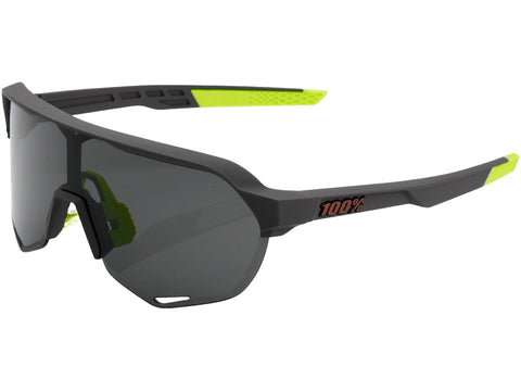 100% Sunglasses S2 Soft Tact Cool Grey