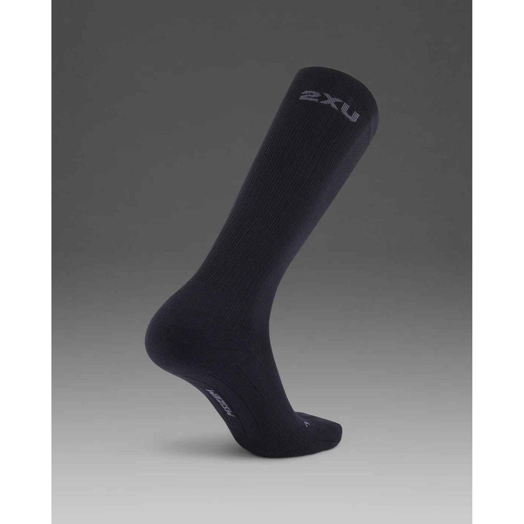 2XU Socks Comp Run L Black Mens-Socks-Online Bicycle Shop