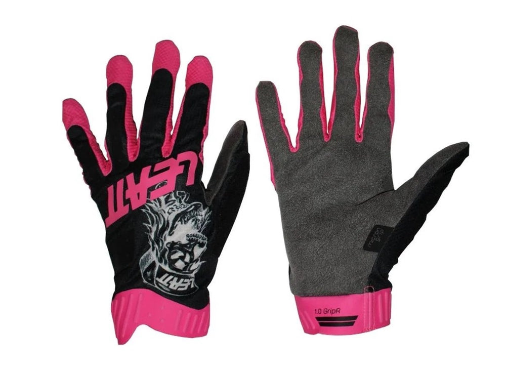 Leatt Glove Mtb 1.0 GripR 80's L Skull-Gloves-Online Bicycle Shop