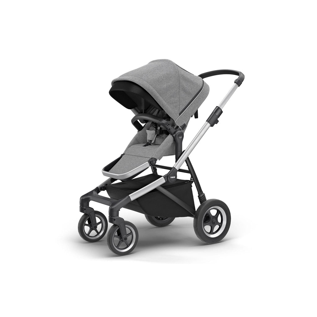 thule sleek grey melange-Strollers-Online Bicycle Shop