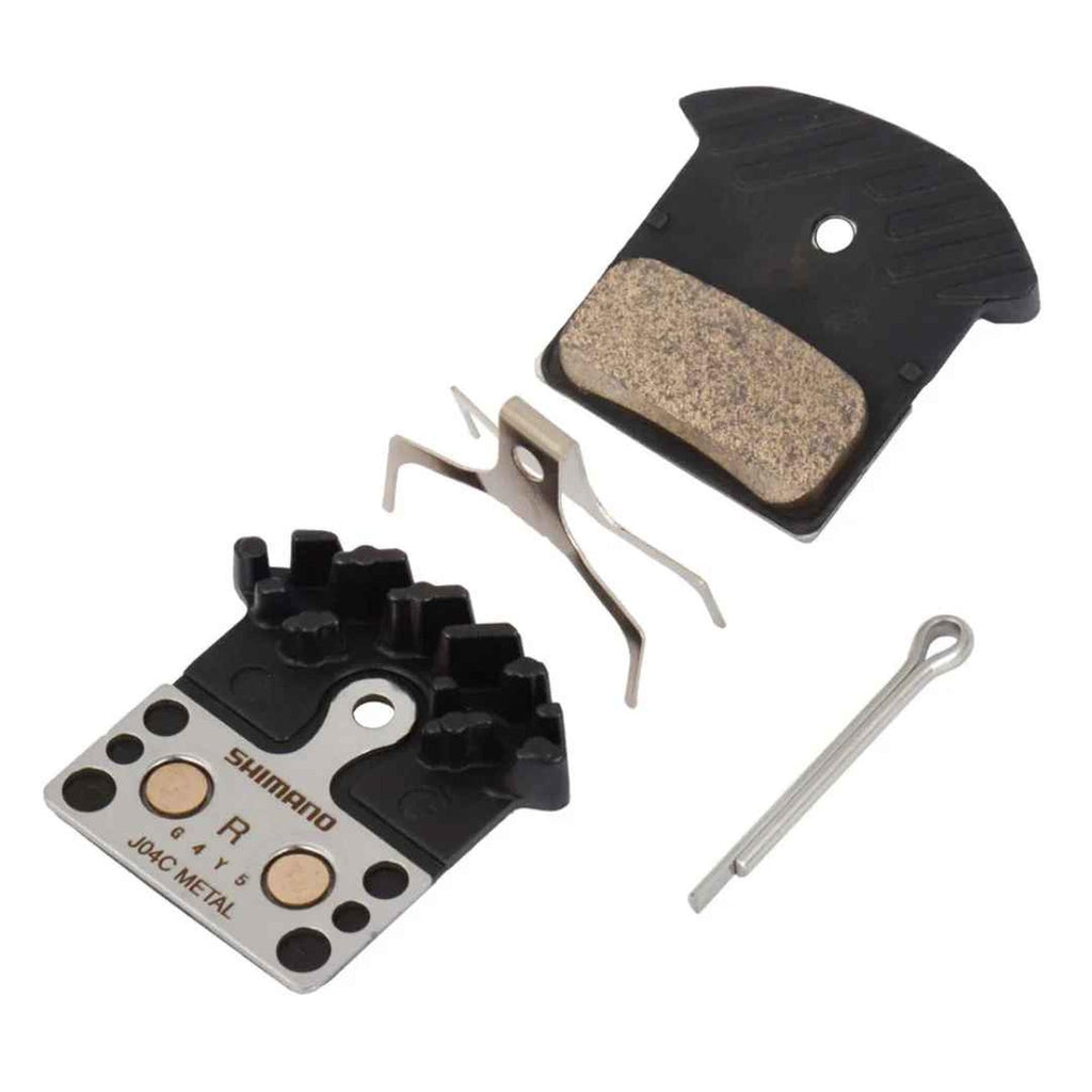 Shimano Brake Pads J04C Metal & Spring W/FIN-Brake Pads-Online Bicycle Shop