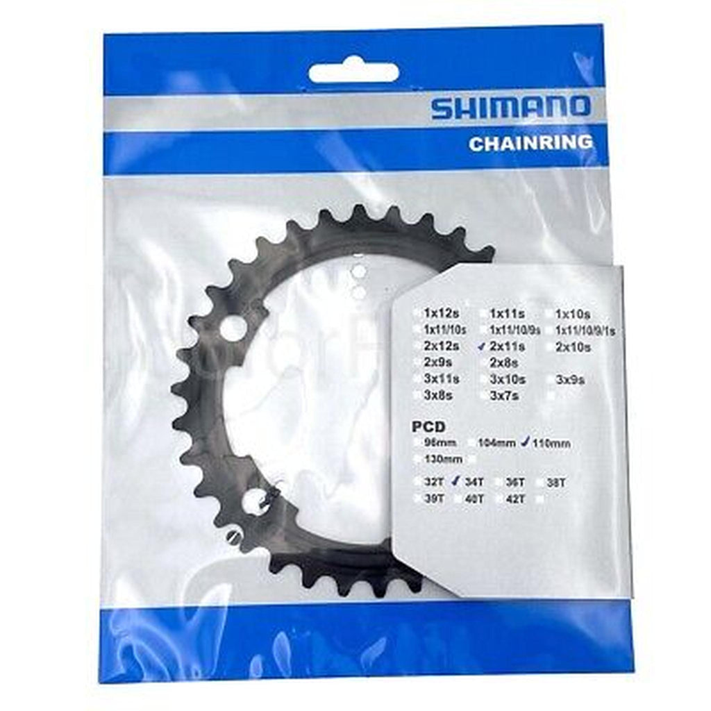 Shimano ChainRing FC5800 34T MA Black-Parts-Online Bicycle Shop