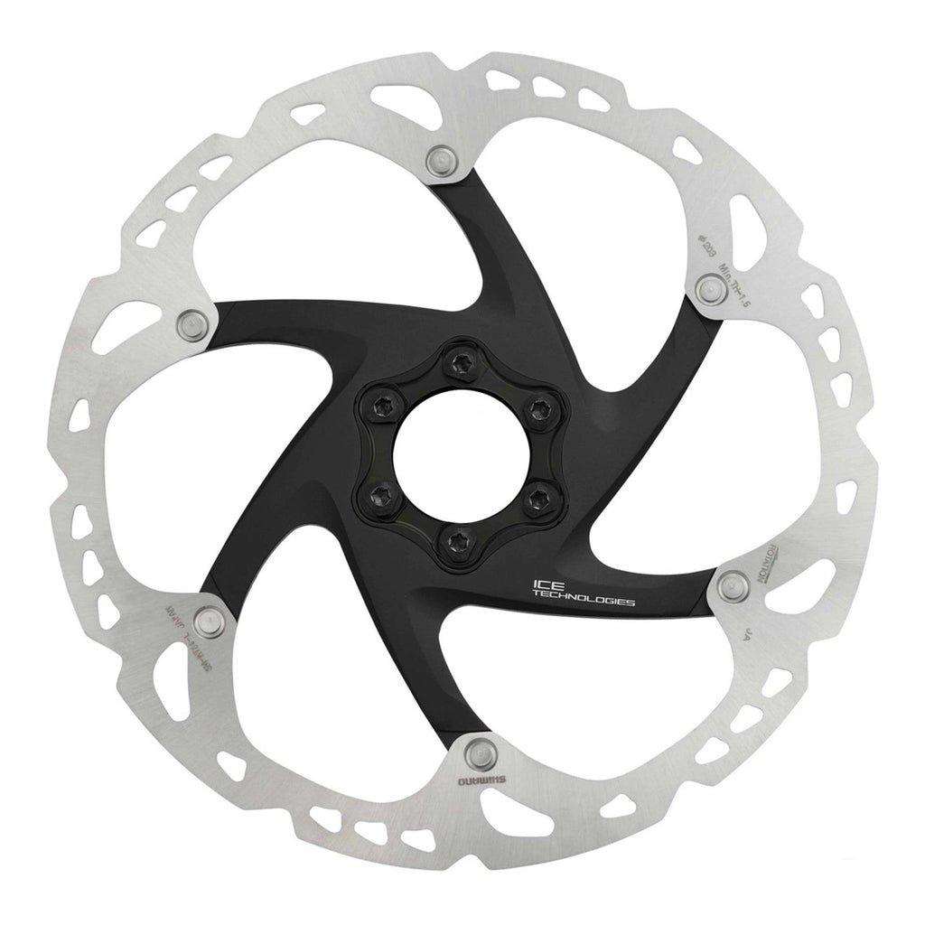Shimano Rotor 6 Bolt 203mm E-Bike Deore Xt Ice Tec-Parts-Online Bicycle Shop