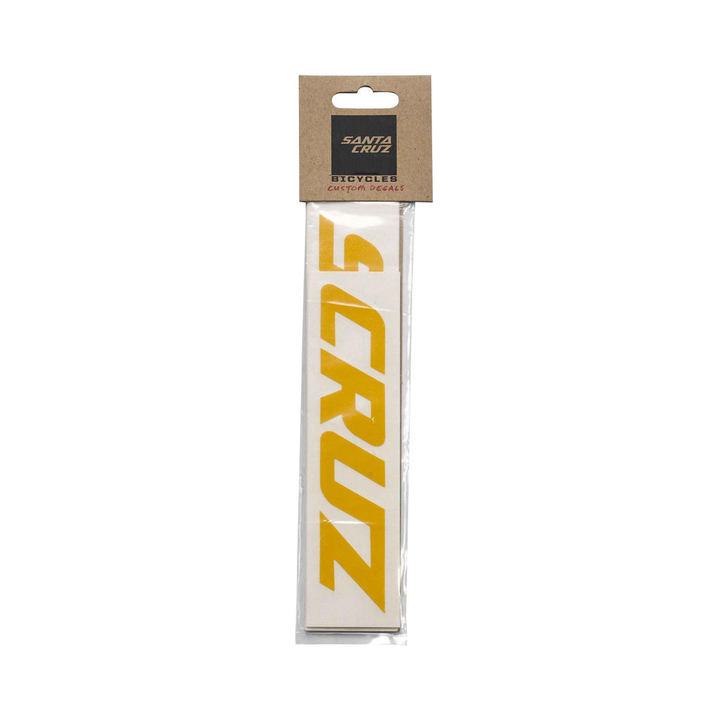 Santa Cruz Decal Downtube Yellow-Parts-Online Bicycle Shop