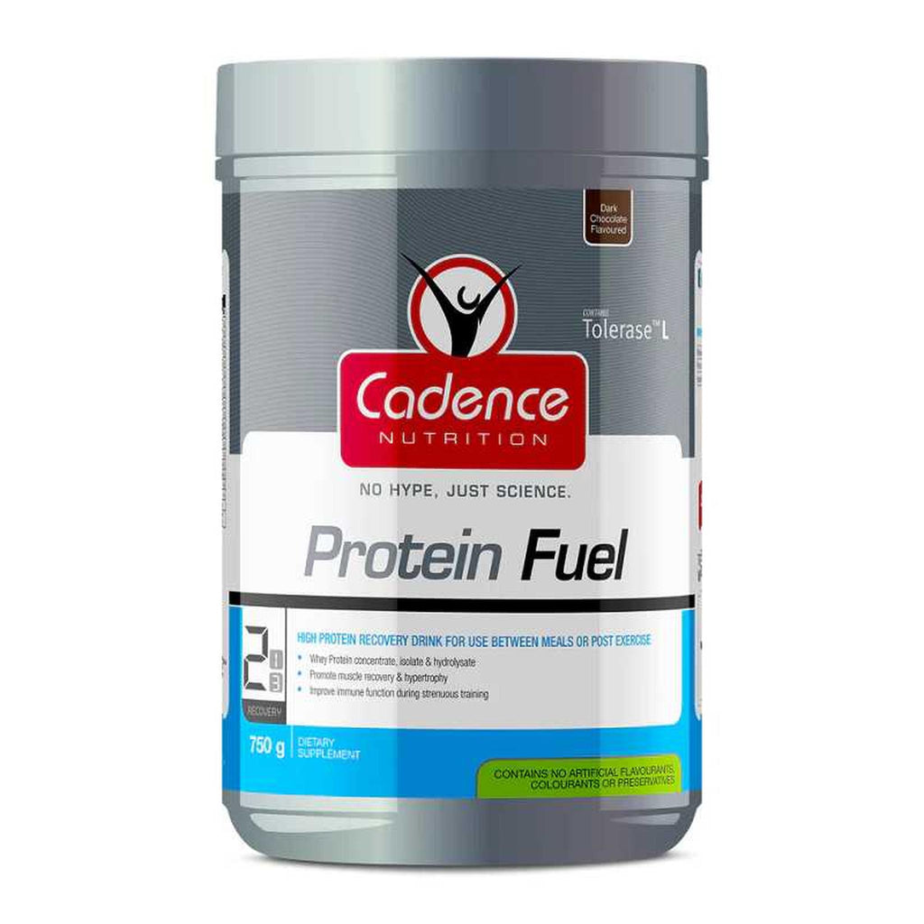 Cadence Nutrition Tub Protein Fuel Dark Chocolate 750G-Nutrition-Online Bicycle Shop