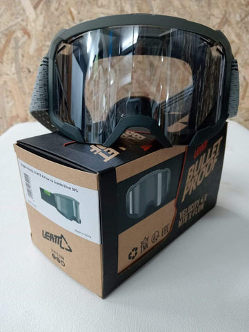 Leatt Goggle Velocity 4.0 MTB X-Flow Iriz Granite Silver 50%