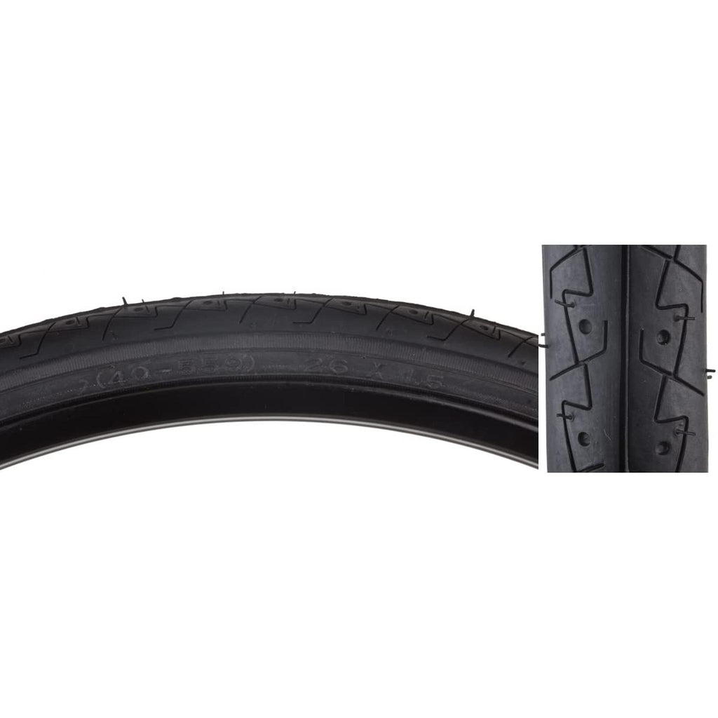 Speed Tyre 26x1.5 Slick Black-Tyres-Online Bicycle Shop
