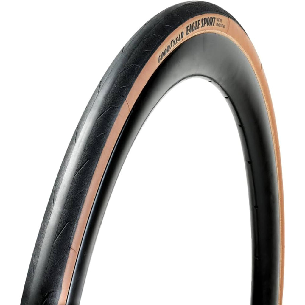 Goodyear Tyre Eagle Sport 700x25 Tan-Tyres-Online Bicycle Shop