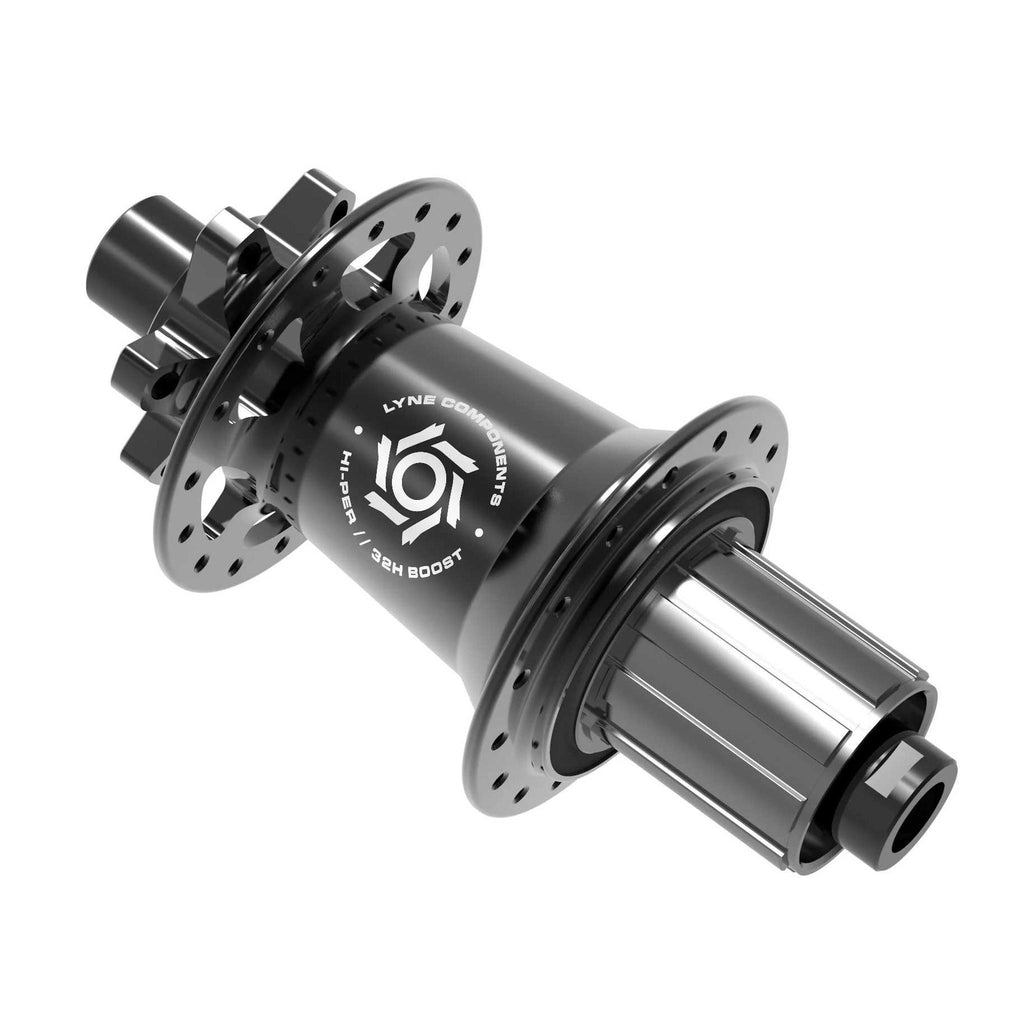 Lyne Hub Rear Black 32H Shimano-Parts-Online Bicycle Shop