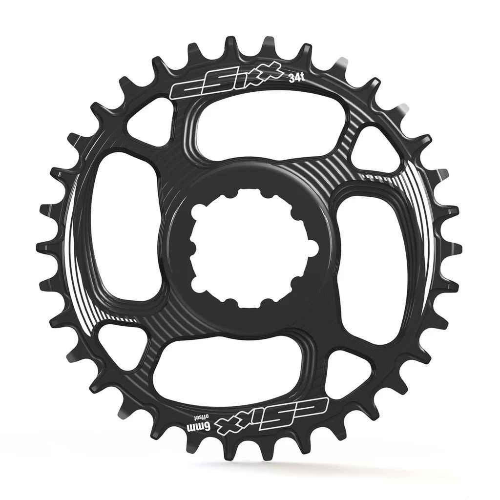 Csixx Chainring Tt Sram 6Mm 34T Black-Parts-Online Bicycle Shop