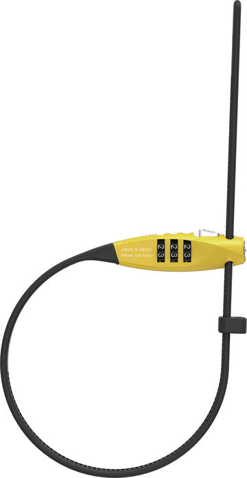 Abus Cable Lock Combiflex Travel Guard Yellow-Locks-Online Bicycle Shop