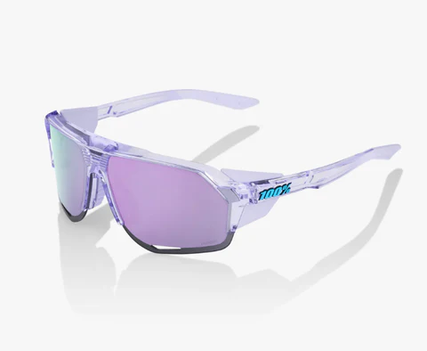 100% Sunglasses Polished Translucent Lavender Hiper