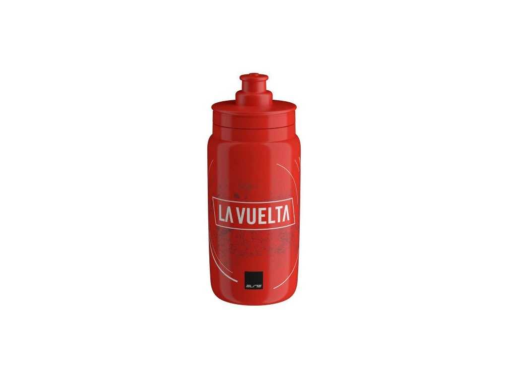 Elite Water Bottle Fly Vuelta Iconic Red 550ML-Water Bottles-Online Bicycle Shop