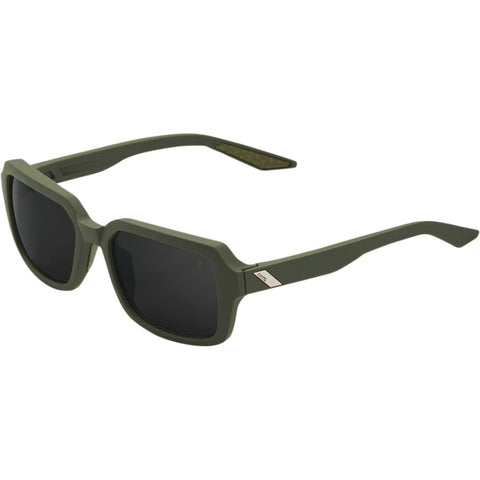 100% Sunglassess Rideley Soft Tact Army Green