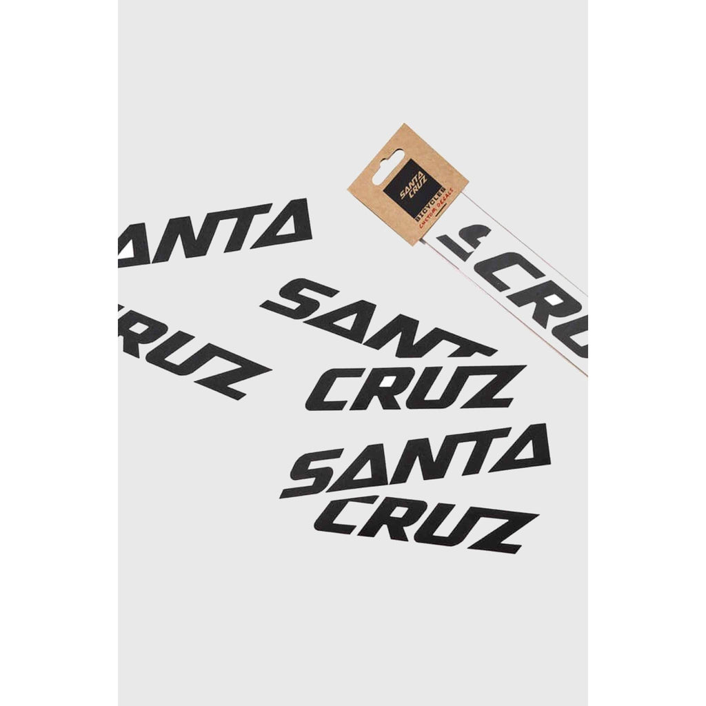 Santa Cruz Decal Downtube Black-Parts-Online Bicycle Shop