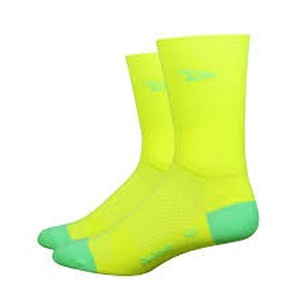 Sock Defeet Aireator Xl Yellow-Clothing-Online Bicycle Shop