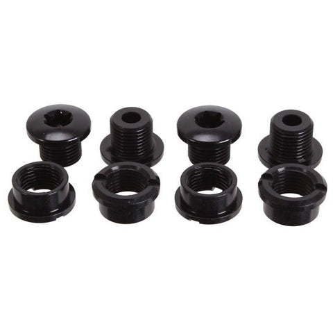 Absolute Black Chainring Bolts & Nuts Long