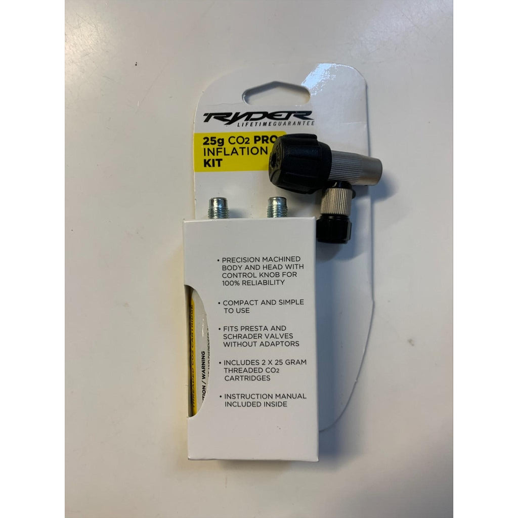 Ryder Co2 25G Pro Inflation Kit-Accessories-Online Bicycle Shop