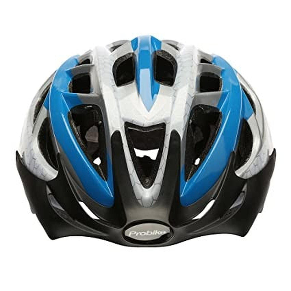 Probike Helmet Urban Blue White Large-Helmets-Online Bicycle Shop
