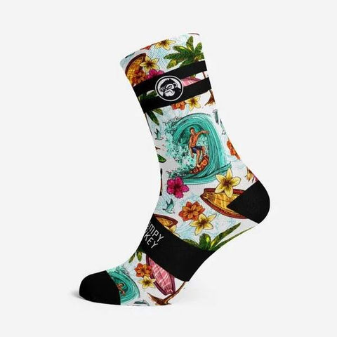 Grumpy Monkey Socks  Riptide 4-7