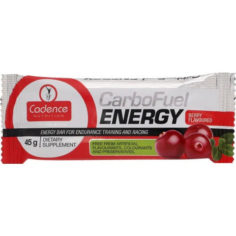 Cadence Nutrition Carbofuel Energy Bar 45G Berry