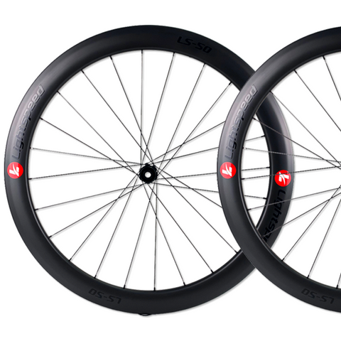 Lightspeed Wheelset Carbon Road 50MM Disc Brake