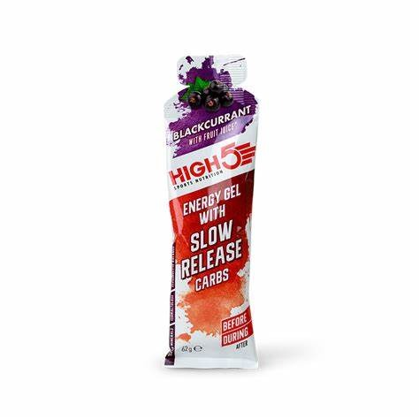 High5 Energy Gel Slow Release Carbs Blackcurrant