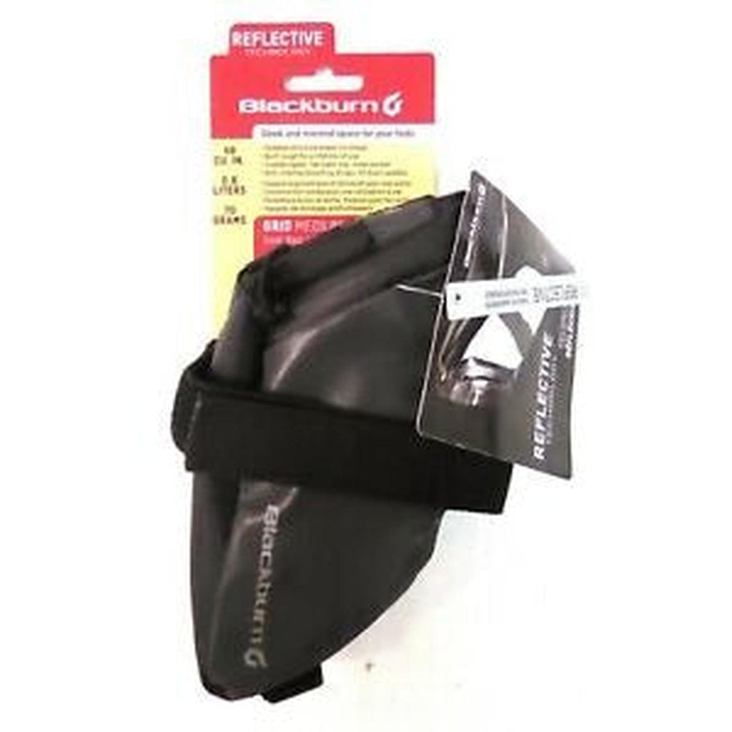 Saddle Bag Black Burn Grid Large Black-Accessories-Online Bicycle Shop