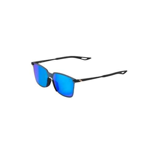 100% Sunglasses Legere Square Soft Tact Black