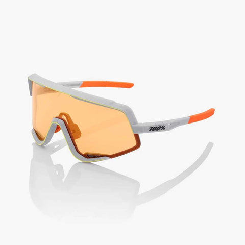 100% Sunglasses Glendale Soft Tact Oxyfire White