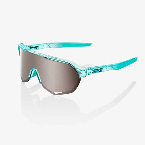 100% Sunglasses S2 Polished Translucent Mint Hiper Silver