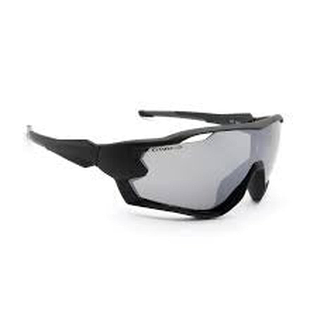 S/Glasses Darcs Vivid Black L-Silver Mirror-Accessories-Online Bicycle Shop