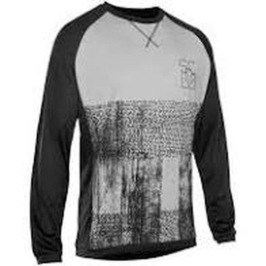 ION Jersey Tee Scrub Long Sleeve S Black-Jerseys-Online Bicycle Shop