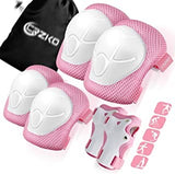 Bravvos  Pad Set Kids Knee/Elbow/Wrist Md Pnk