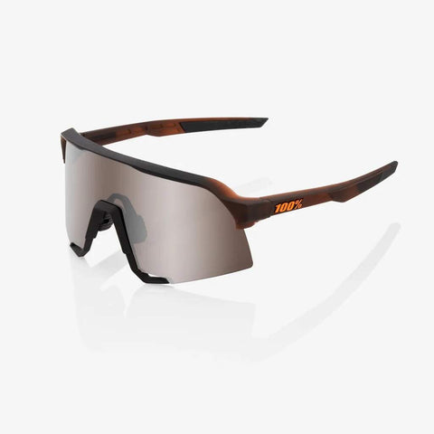 100% Sunglasses S3 Matte Translucent Brown Fade
