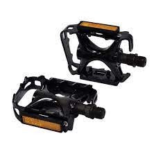 Pedal Wellgo Alloy Mtb 9/16"  Toe Clip Black