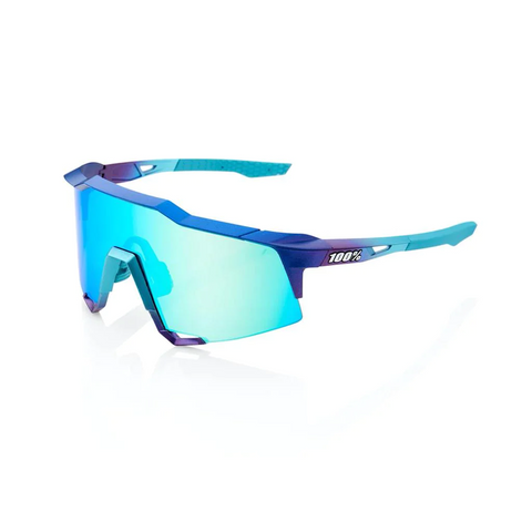 100% Sunglasses Speedcraft Matte Metallic Fade blue Topaz