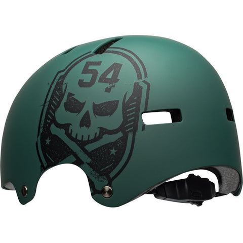 Helmet Bell Local Grn/Blk Skull