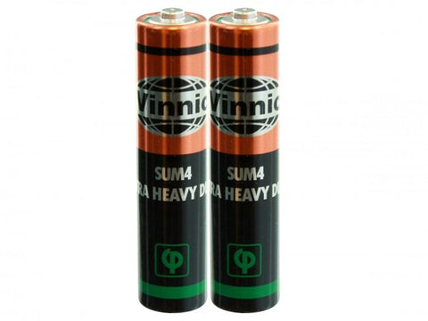 Vinnic Battery Heavy Duty AAA [4 Per Card]