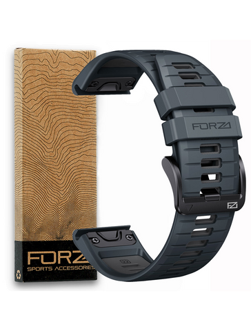 Forza 22MM Elite Replacement Watch Strap Garmin Slate/Grey