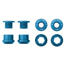 Wolf Tooth Chainring Bolts - Blue