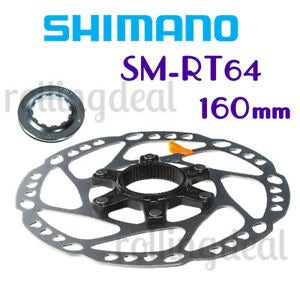 Shimano SMRT64 Deore 160mm W/Lock (INT Serration)