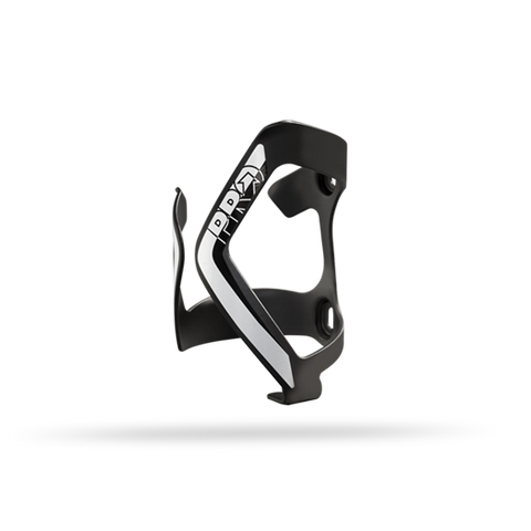 Bottle Cage Pro Side R Black/White Alloy