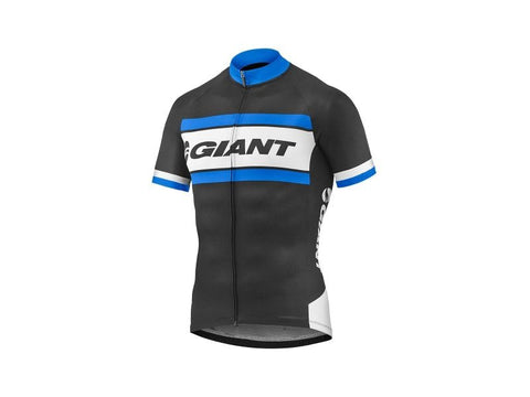 Giant Rival logo SS Jersey BLK/BLUE - Small