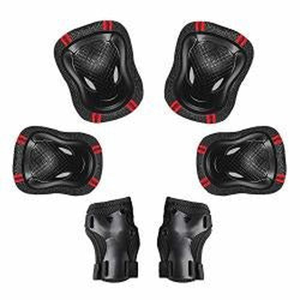 Bravvos Pad Set Kids Knee/Elbow/Wrist Sml Blk-Jerseys-Online Bicycle Shop