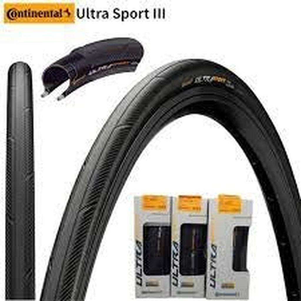 Continental Tyre UltraSport3 700x25C Fold-Tyres-Online Bicycle Shop