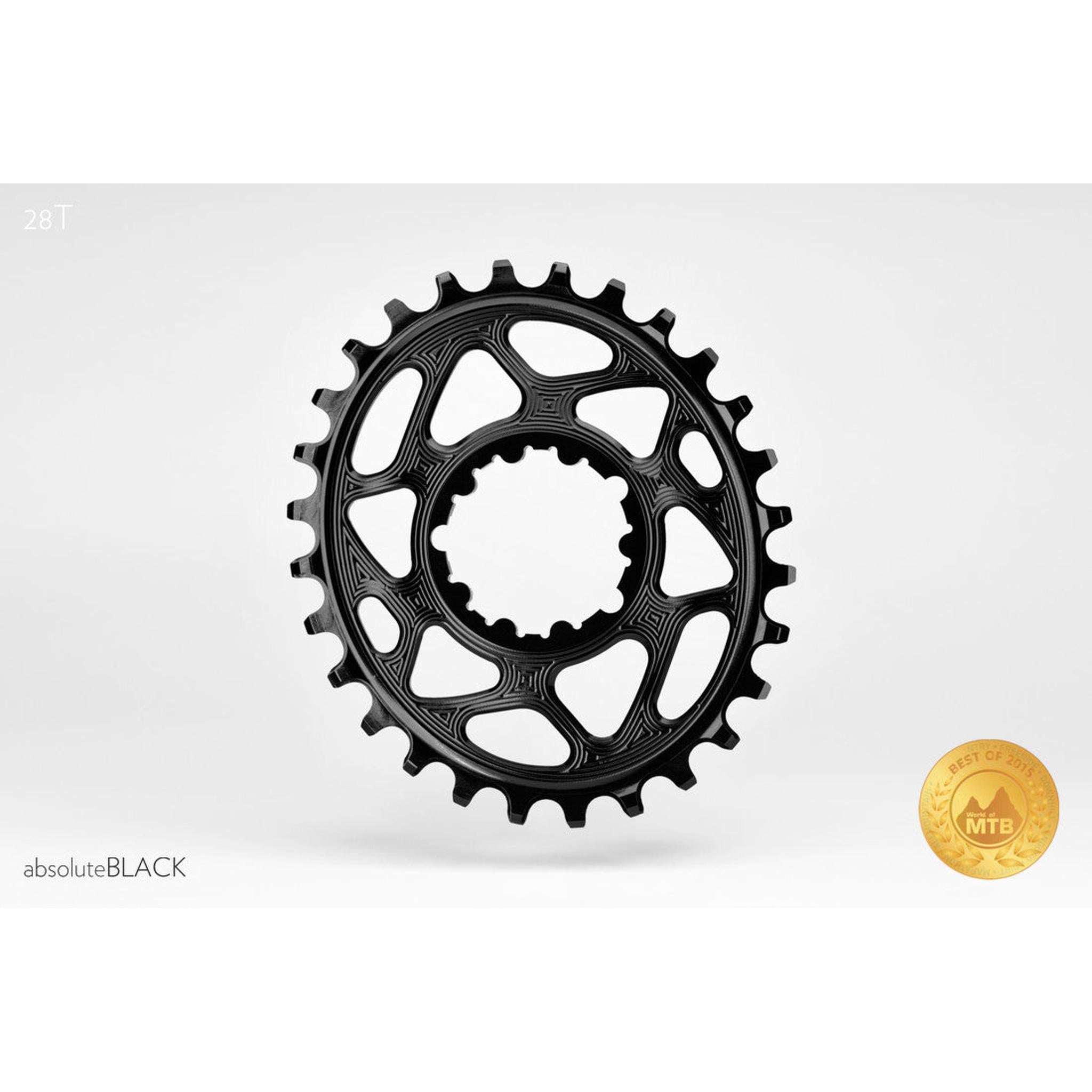 Absolute Black Oval Sram Direct Mounting 34T 6MM Online Bicycle Shop