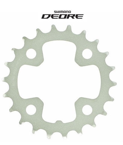 Shimano Deore 22T Chainring Silver 64mm