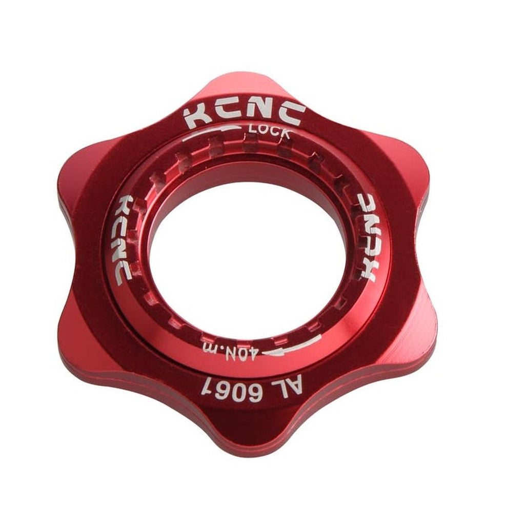 KCNC Centre Lock Ring 20T Red-Parts > Disc Rotors-Online Bicycle Shop