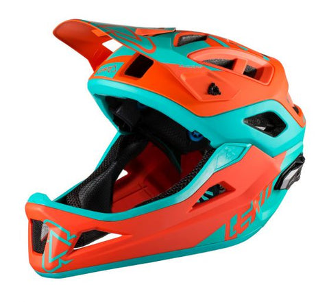 Leatt DBX 3.0 Enduro V2 Helmet Orange Teal